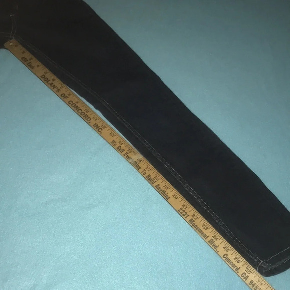 FADED GLORY dark blue skinny jeans organic cotton NEW size 16S - Picture 6 of 6